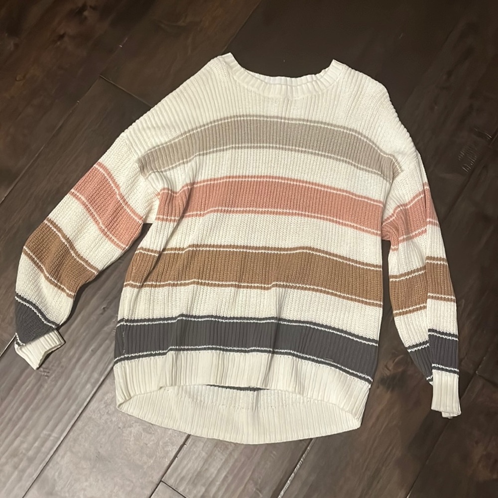 hollister NWOT oversized striped sweater
